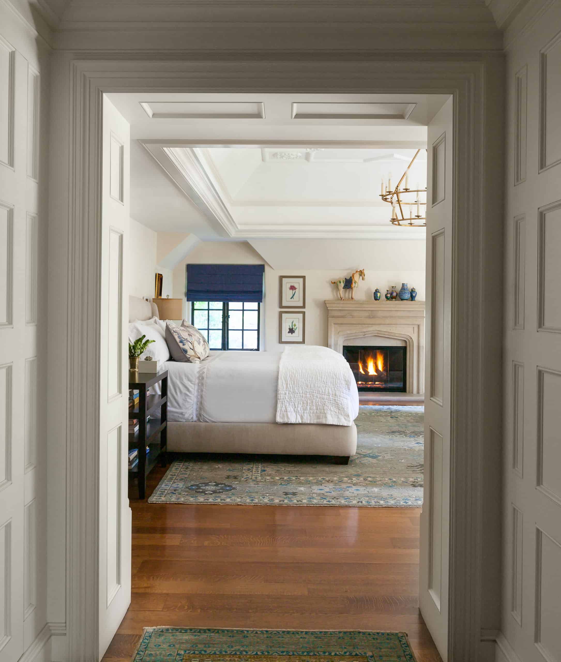 Creating an enticing master bedroom entrance