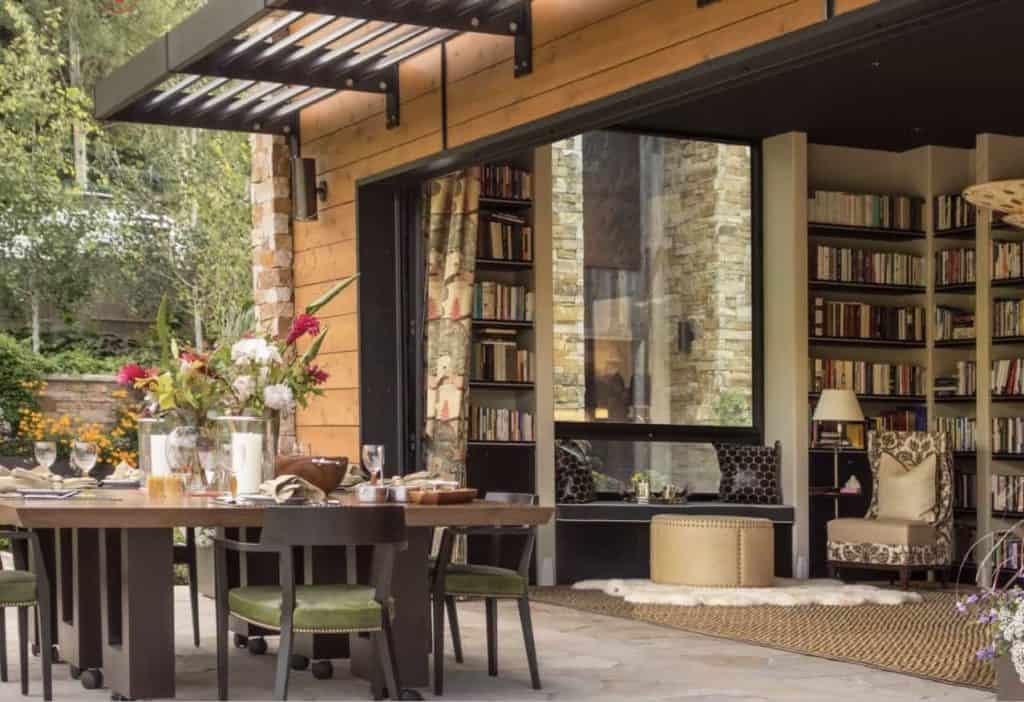 Indoor Outdoor Library Design