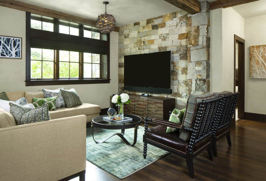 Rustic Vail home interiors by modern Denver interior design firm