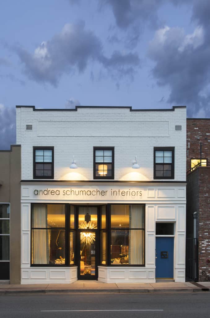 Andrea Schumacher Interiors Commercial Storefront