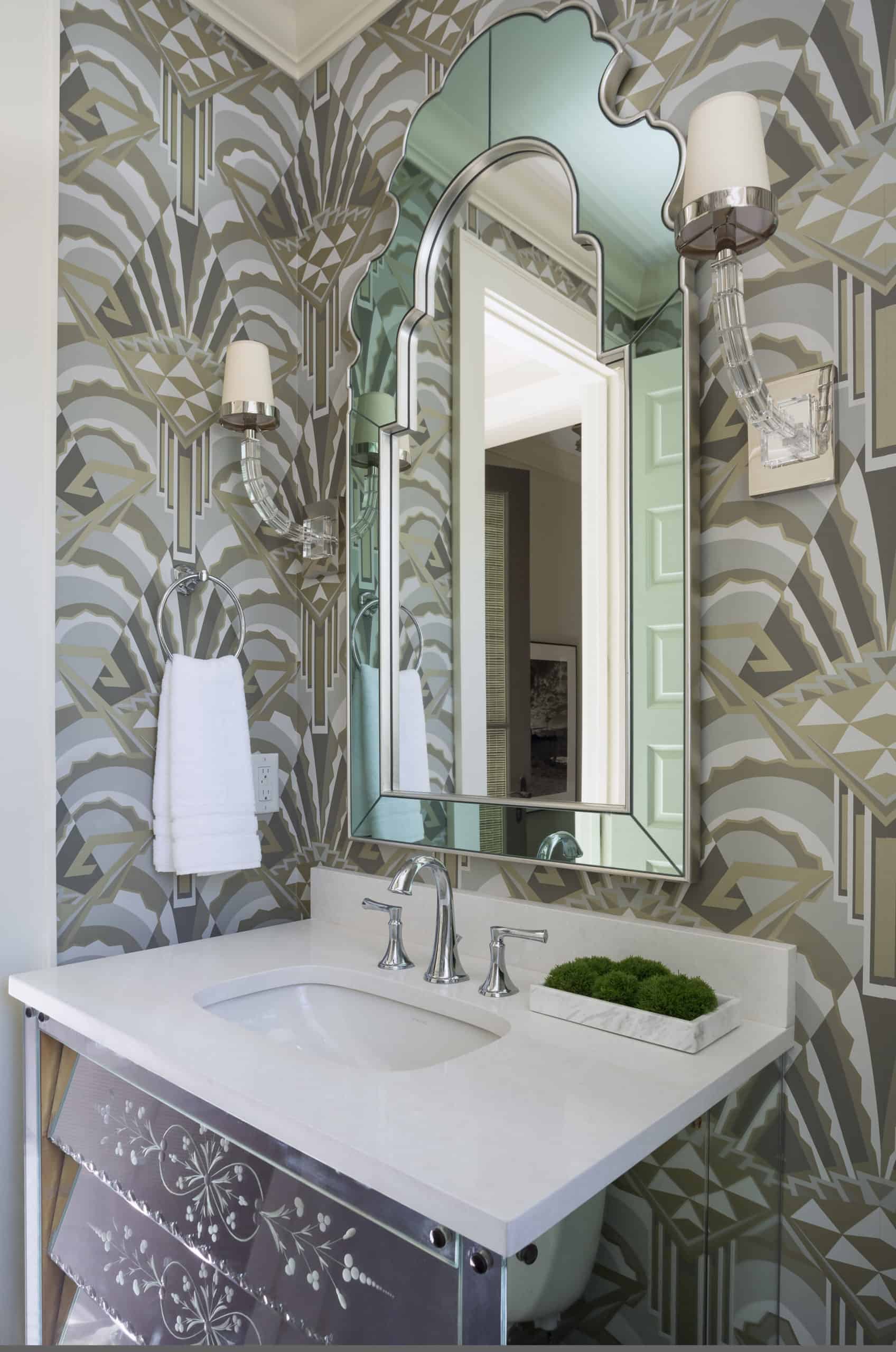 Powder Room Vintage Chest Vanity