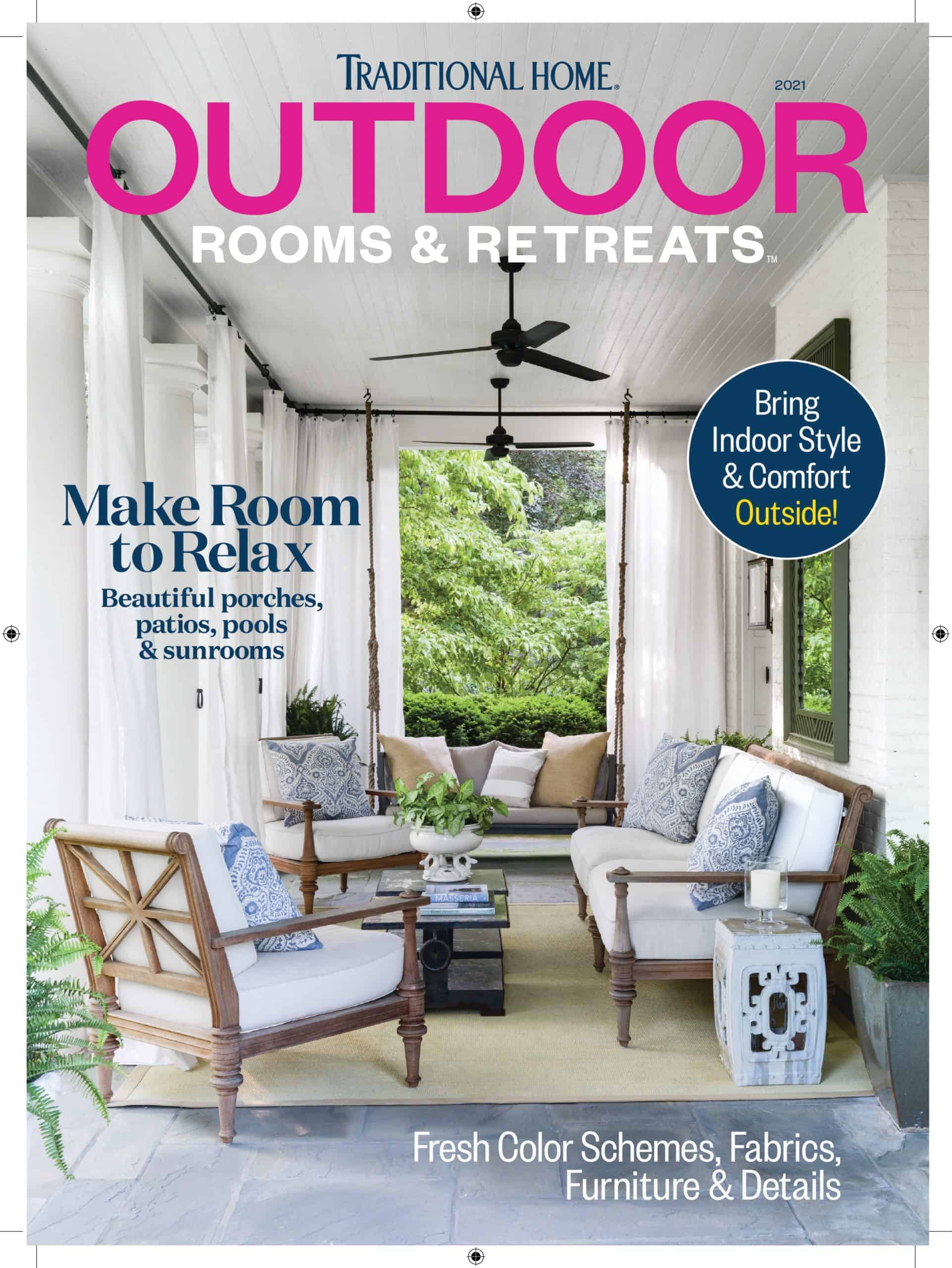 BH&G Traditional Home Outdoor Rooms and Retreats Issue Cover