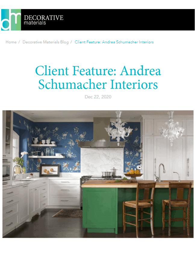 Decorative Materials Article About Andrea Schumacher Iconic Interior Design Style