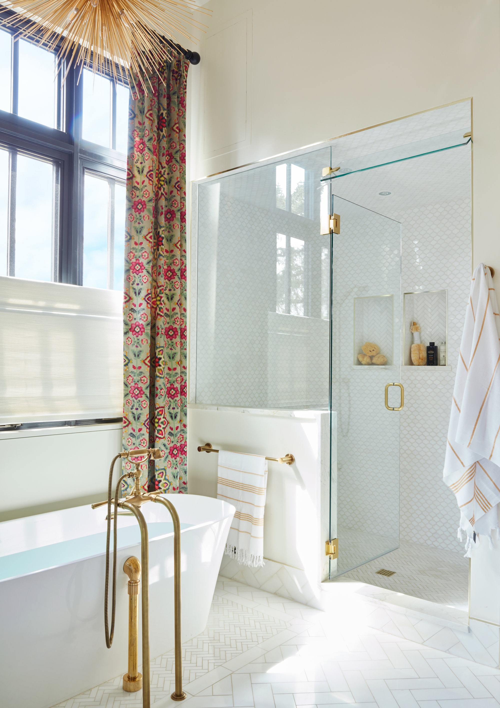 Lake House Interiors and a Luxury Bathroom Design