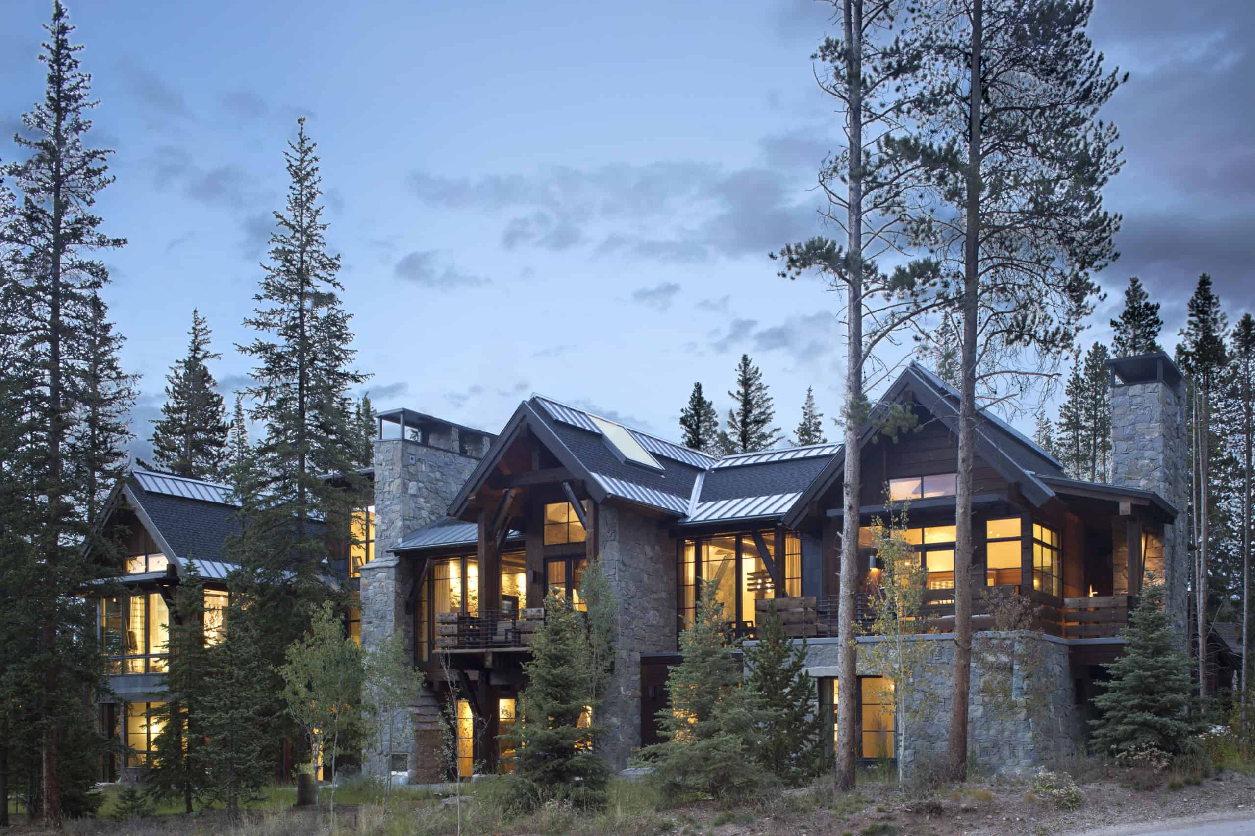 Colorado interior design firm mountain modern interior design project