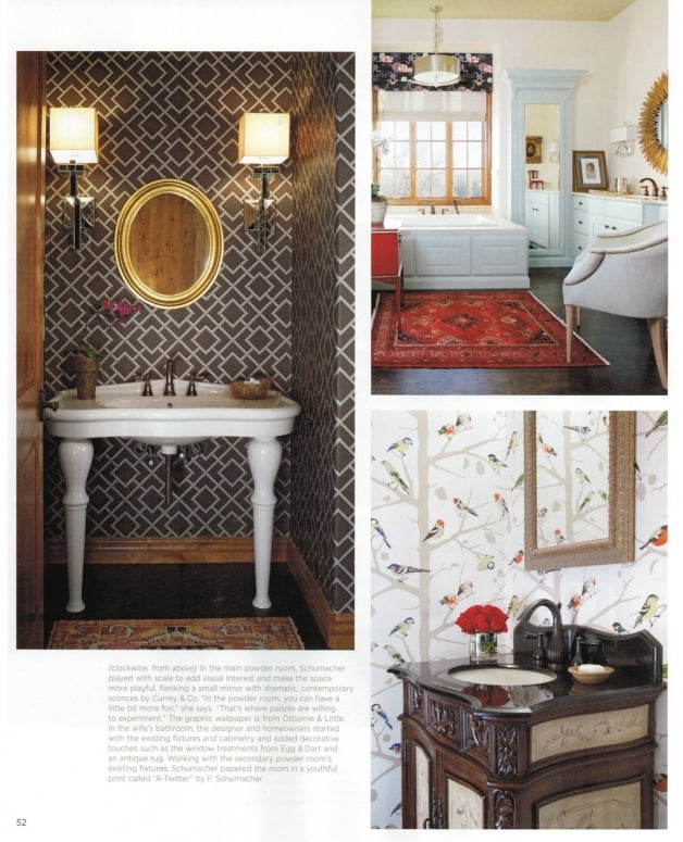 Colorado Homes & Gardens 2013 Traditional Wallcovering Accents