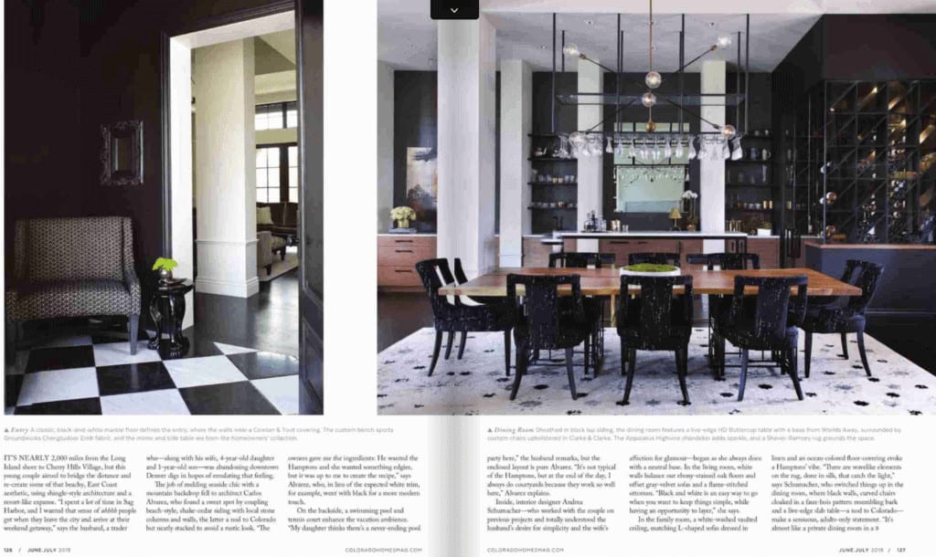 Colorado Homes Mag featuring best interior designs