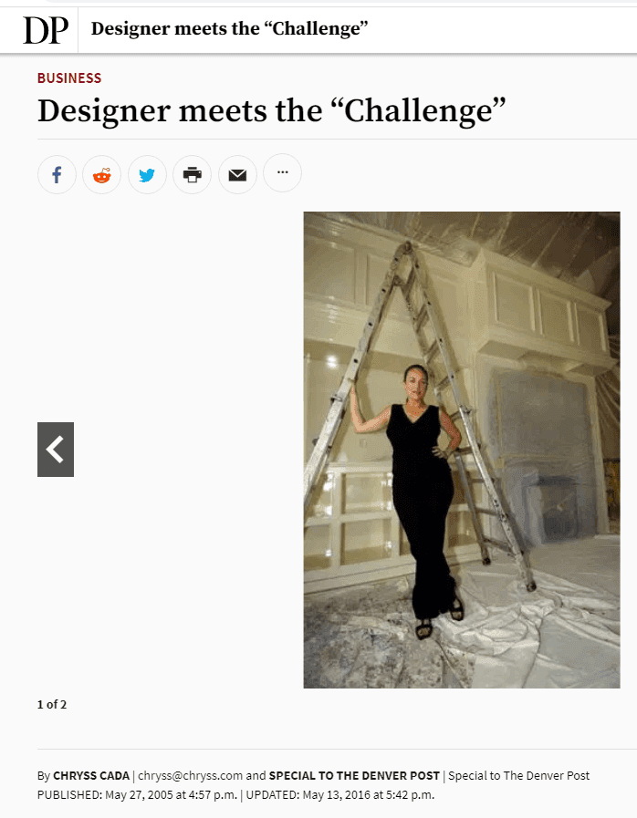 Denver Post article Denver interior designer on HGTV