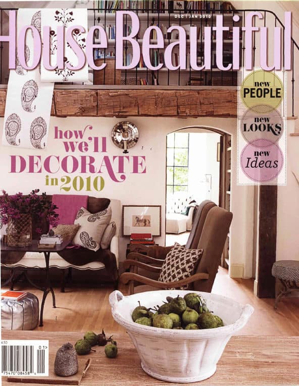 House Beautiful Dec Jan 2010 Cover