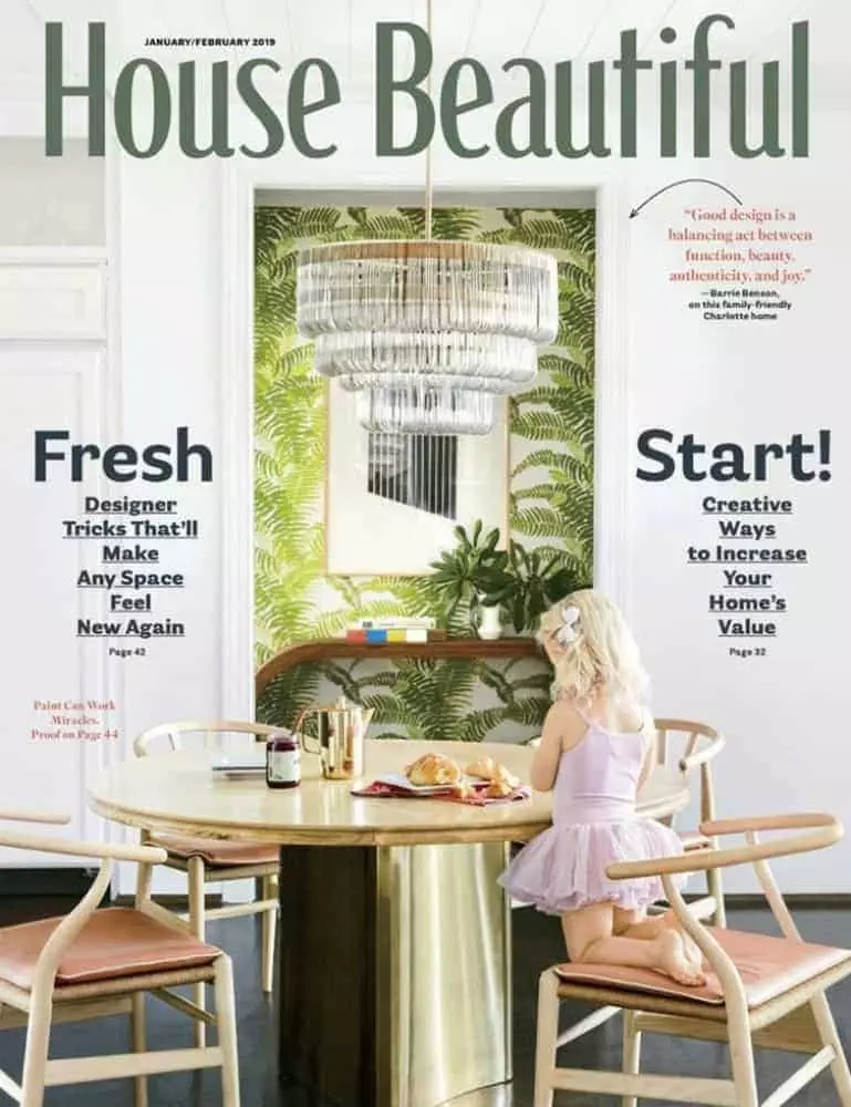 House Beautiful Jan Feb 2019 Magazine Cover