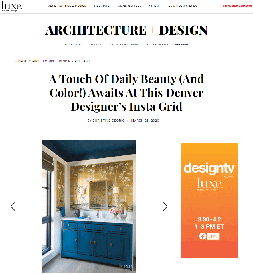 Luxe Article A Touch of Beauty and Color