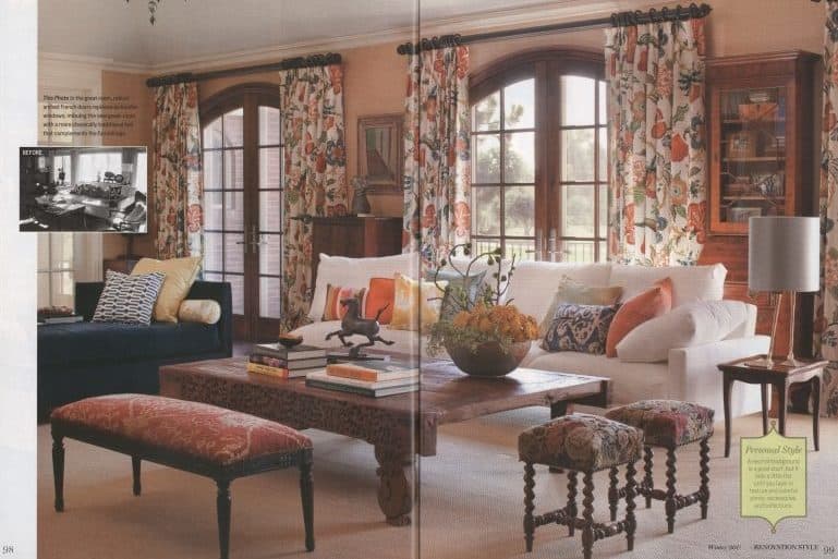 Renovation Style Luxury Living Room Design