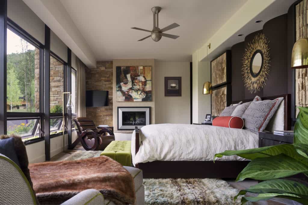 Brilliant bedroom furnishings by interior designers Denver CO