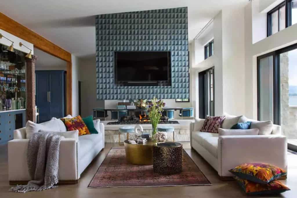best interior design services Denver living room project