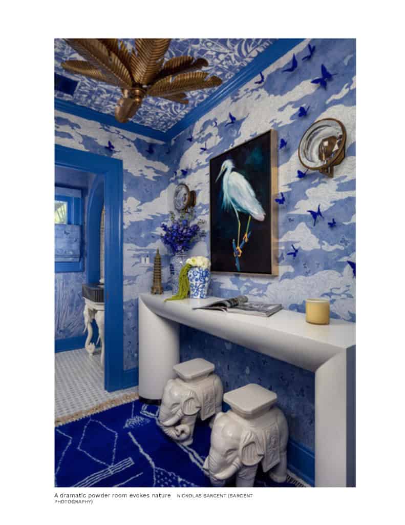 Andrea Schumacher Interiors Kips Bay Flutter Loo installation image