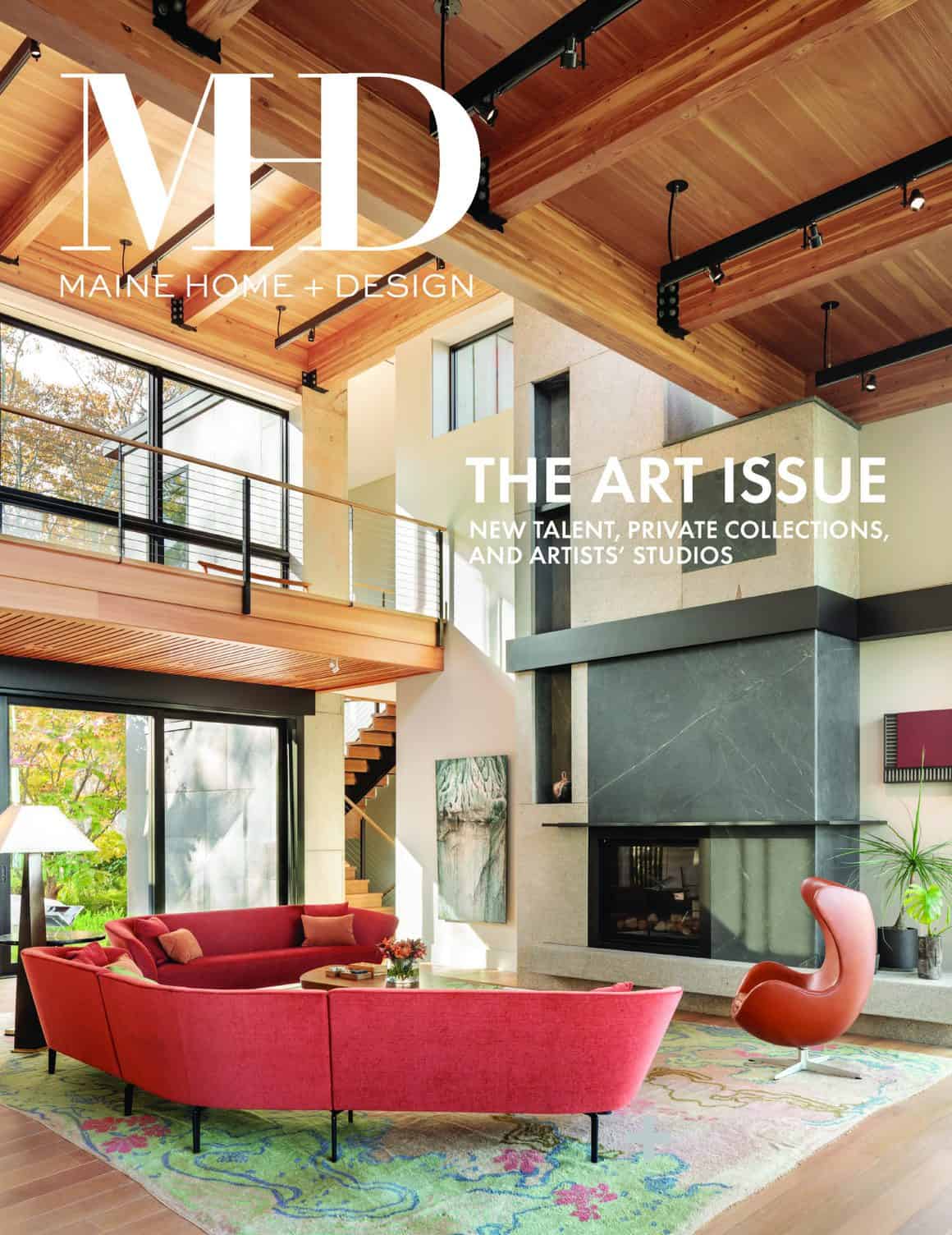 Maine Home & Design March April 2022 cover