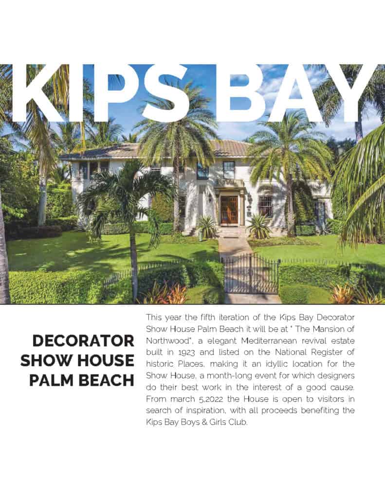 Kips Bay Decorator Show House Palm Beach Front Facade