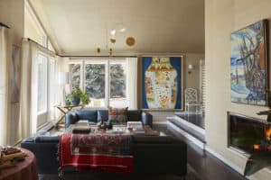Mid century modern home in denver colorado