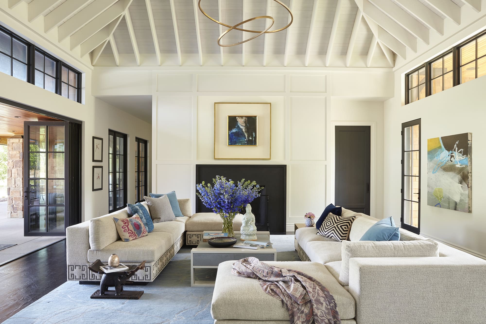 Modern Coastal Interior Design great room