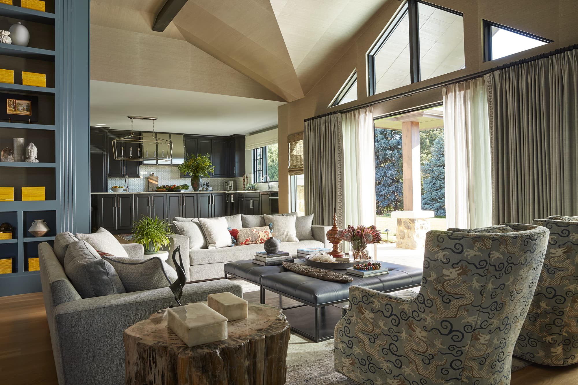 Open layout living room in Colorado