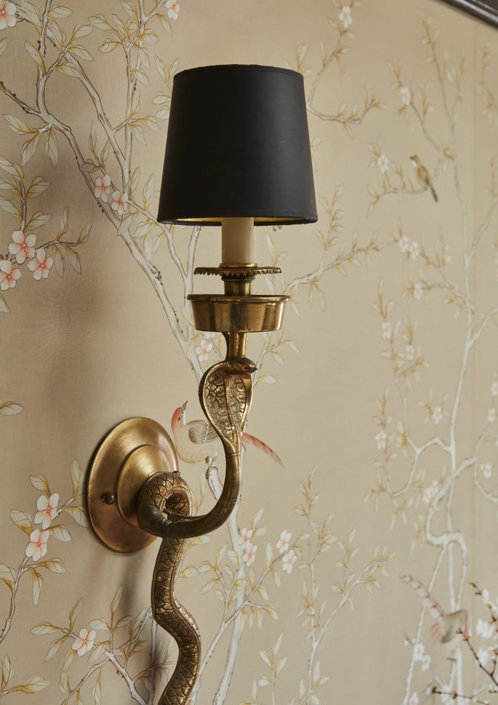 brass sconces
