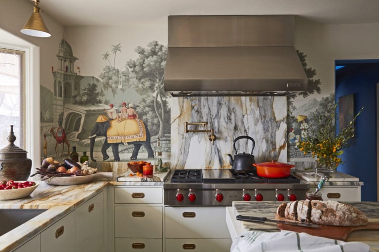 mid century modern interior design kitchen remodel Denver