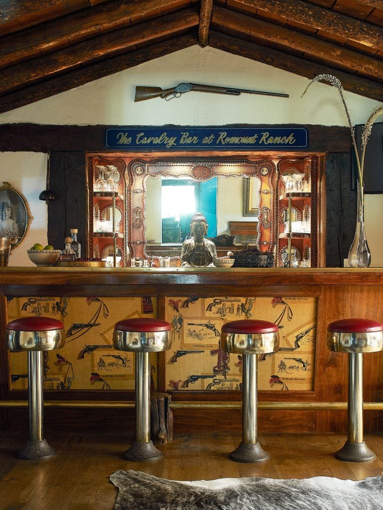 Original bar at Remount Ranch from dude ranch