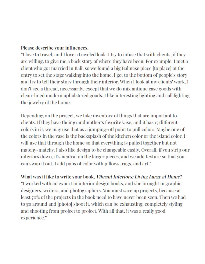 Magazine Denver CO Best Interior Designer Page 2