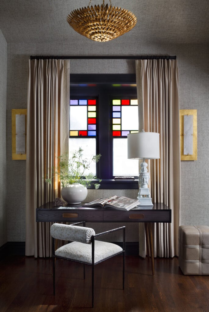 Stained Glass Study Interior Design