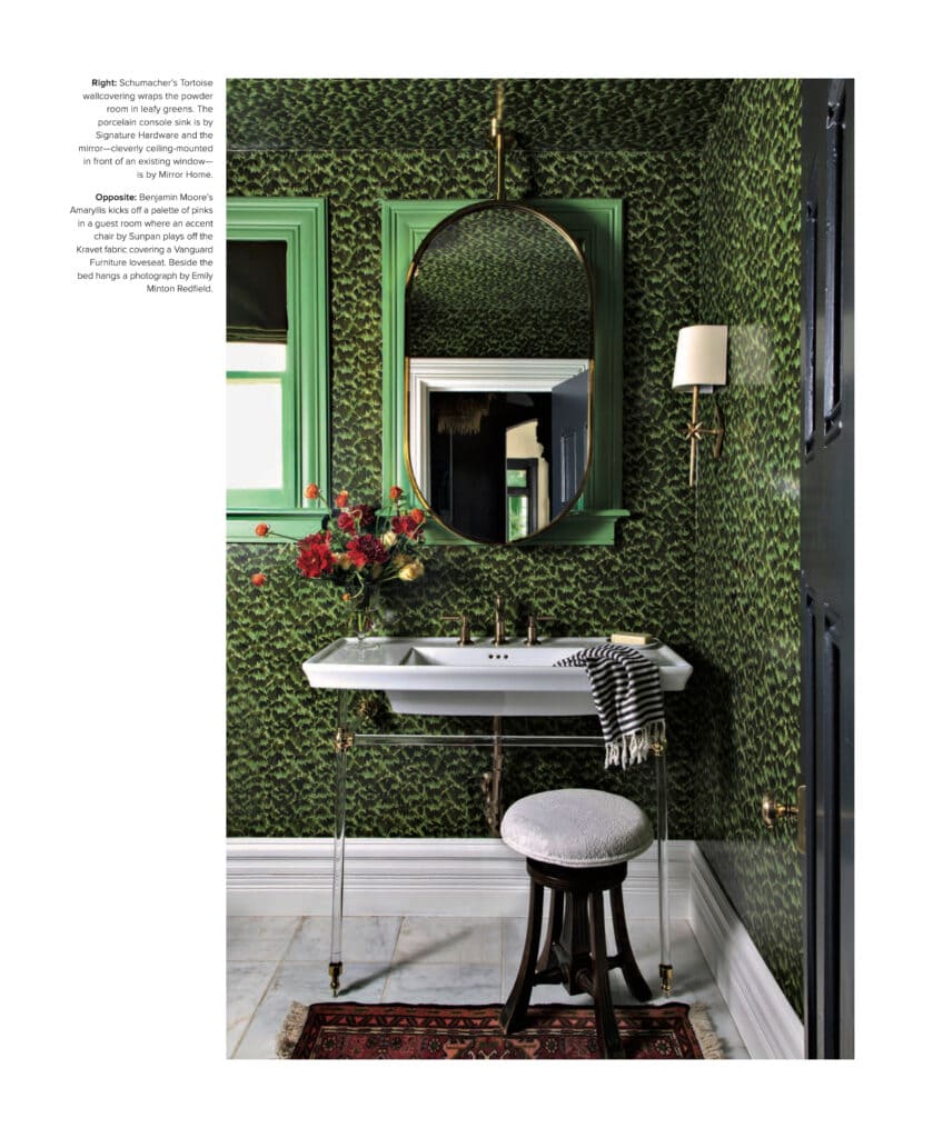 Luxe Interiors Andrea Schumacher Interiors Featured Article 2024 Page 8 Powder Room