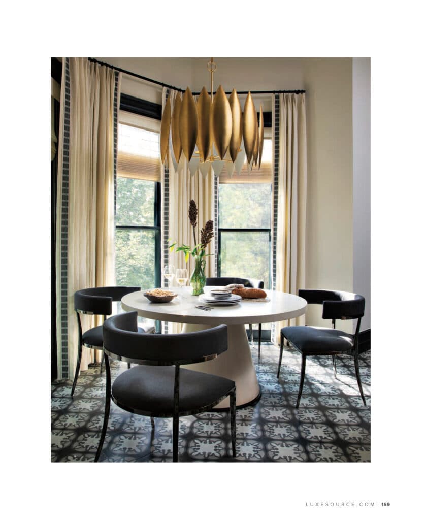 Luxe Interiors Andrea Schumacher Interiors Featured Article 2024 Page 6 Breakfast Nook