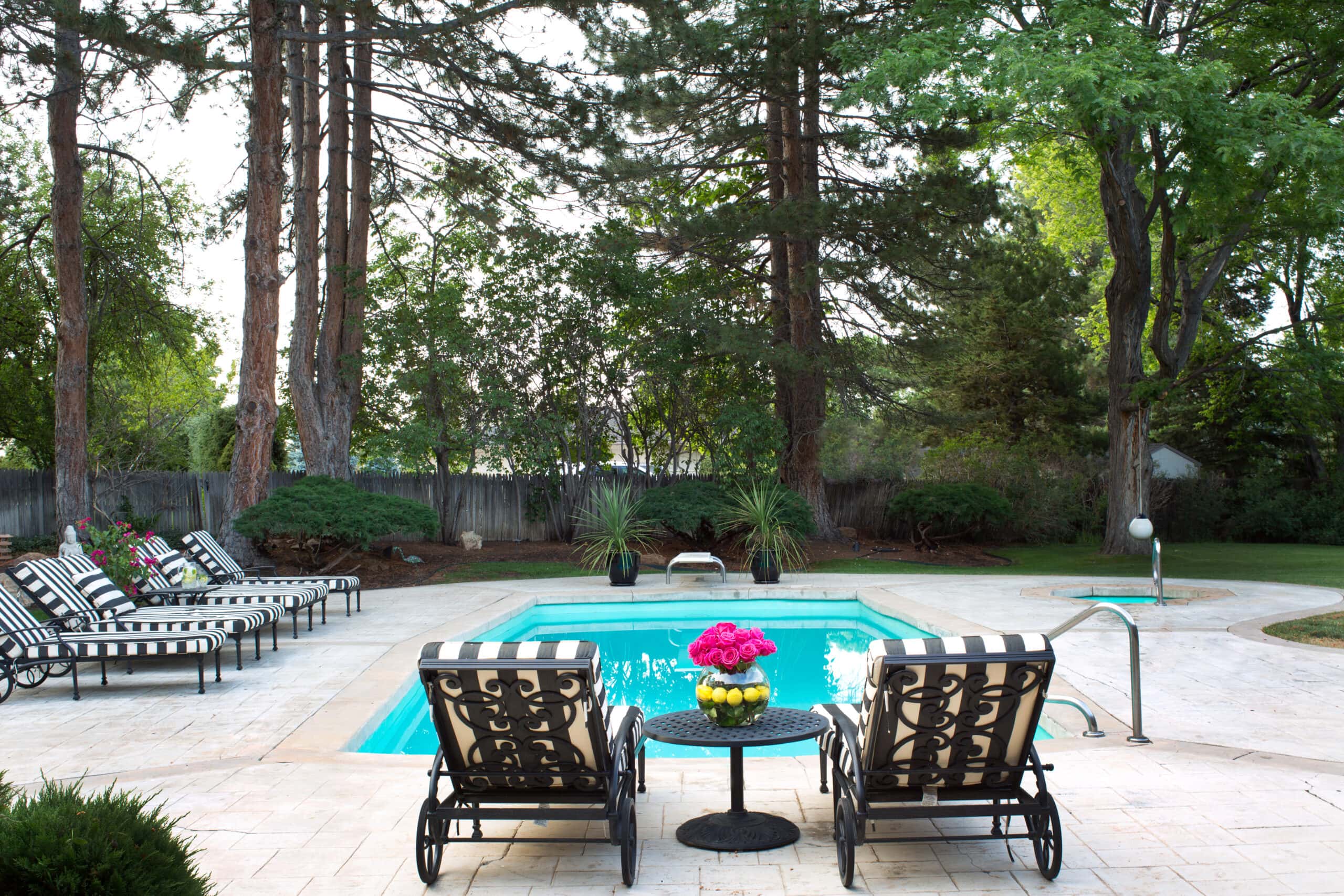 Denver interior designers swimming pool and landscaping