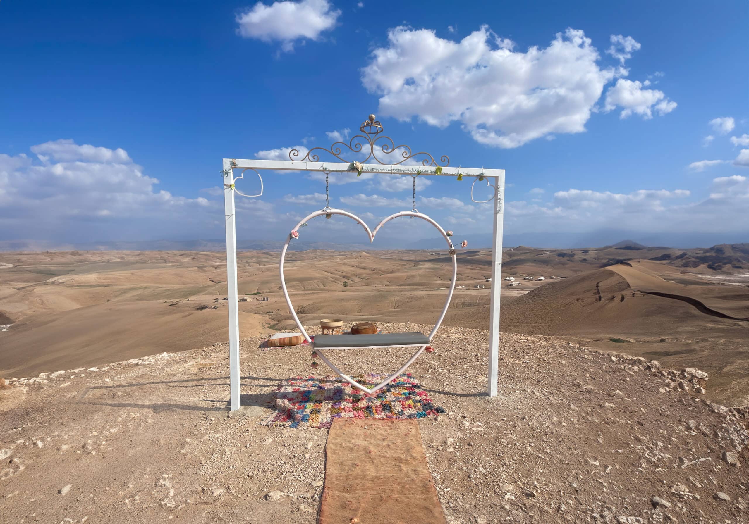 Interior design inspiration heart swing in Marrakech
