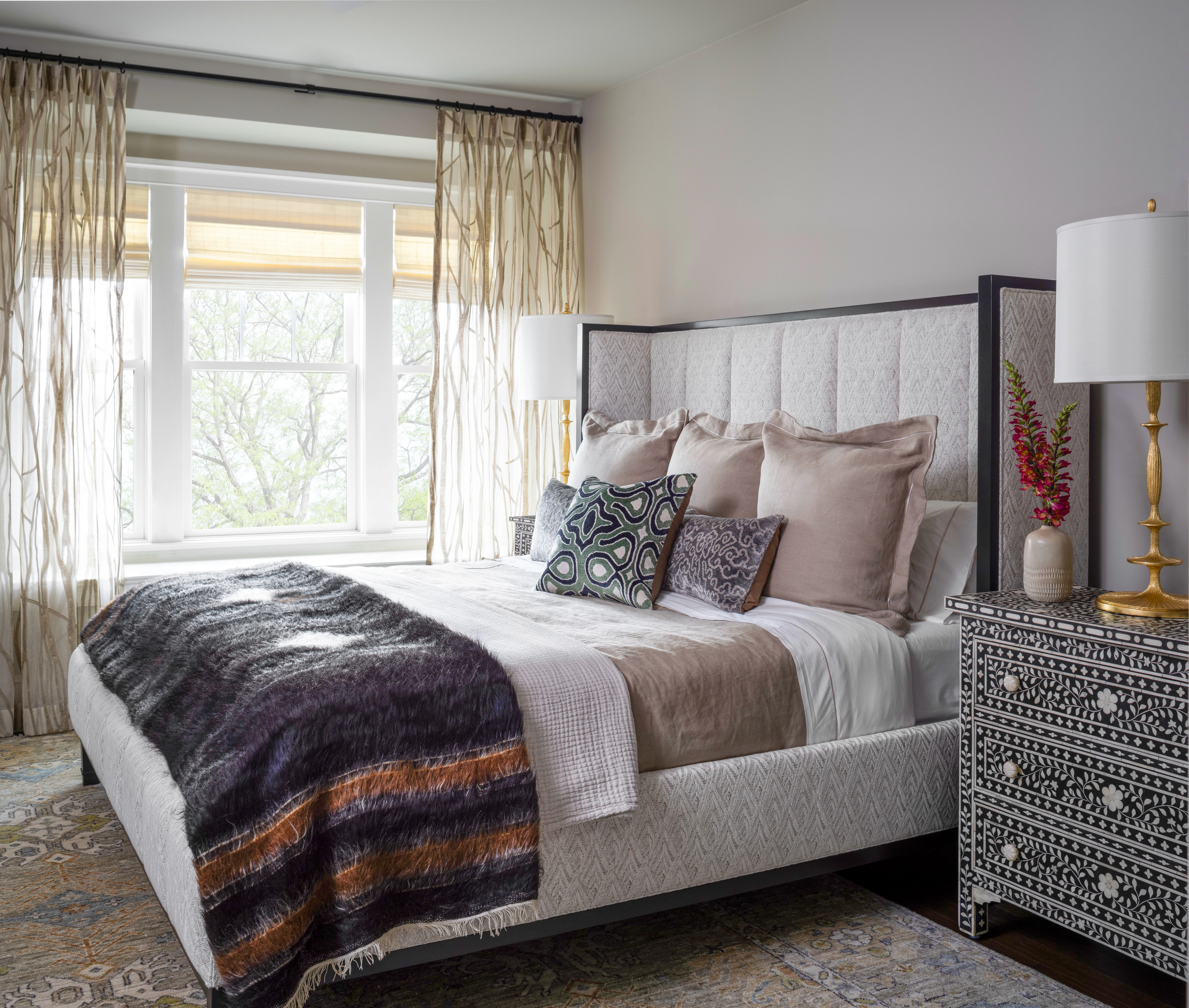 Primary Bedroom Andrea Schumacher Interiors Denver Colorado