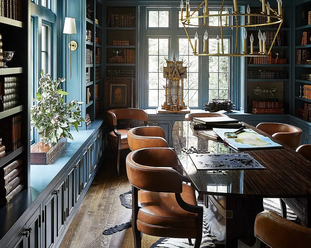 home office dining room Andrea Schumacher Interiors