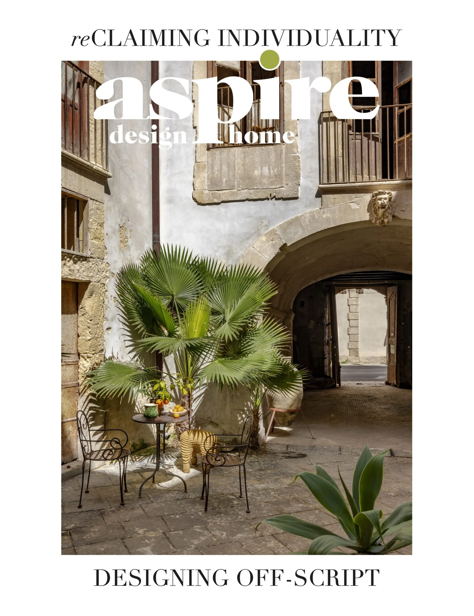 ASPIRE Design and Home magazine cover featuring Santa Barbara residence by Andrea Schumacher Interiors